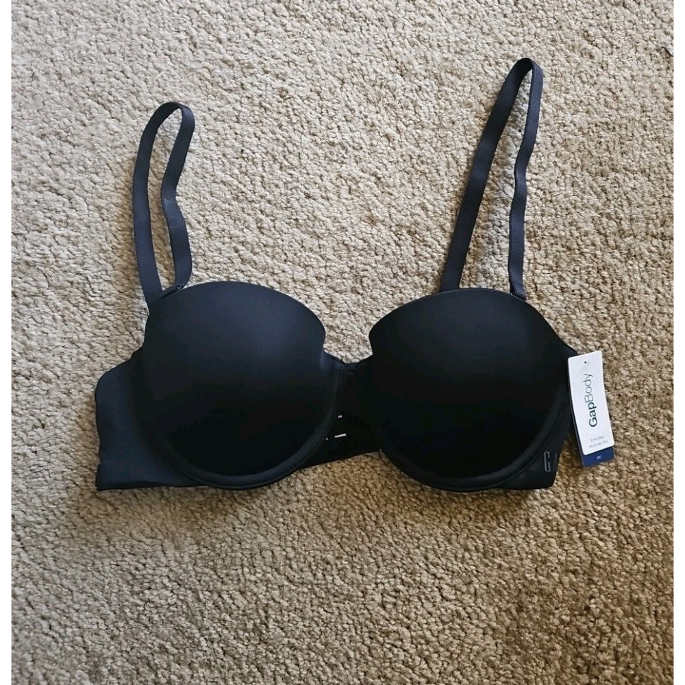 Gap Body Everyday Essentials Multiway Bra Black 32D